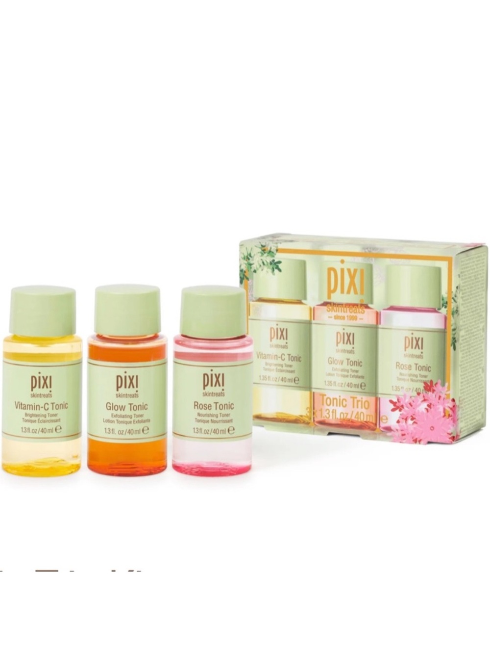 Pixi Tonic Trio Kit - Glow, Rose and Vitamin-C Tonics - NEW!!  beauty skincare
